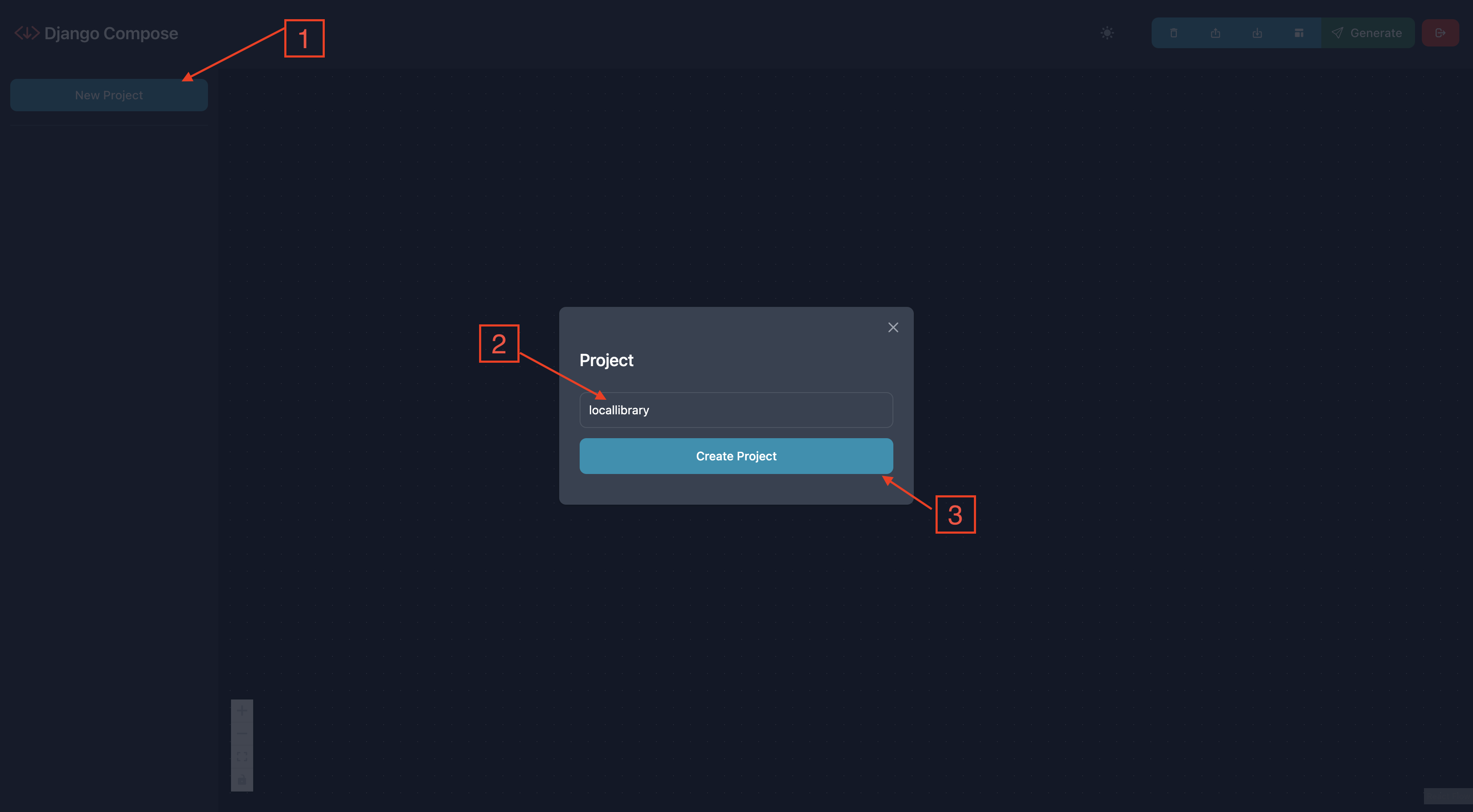 Create New Project